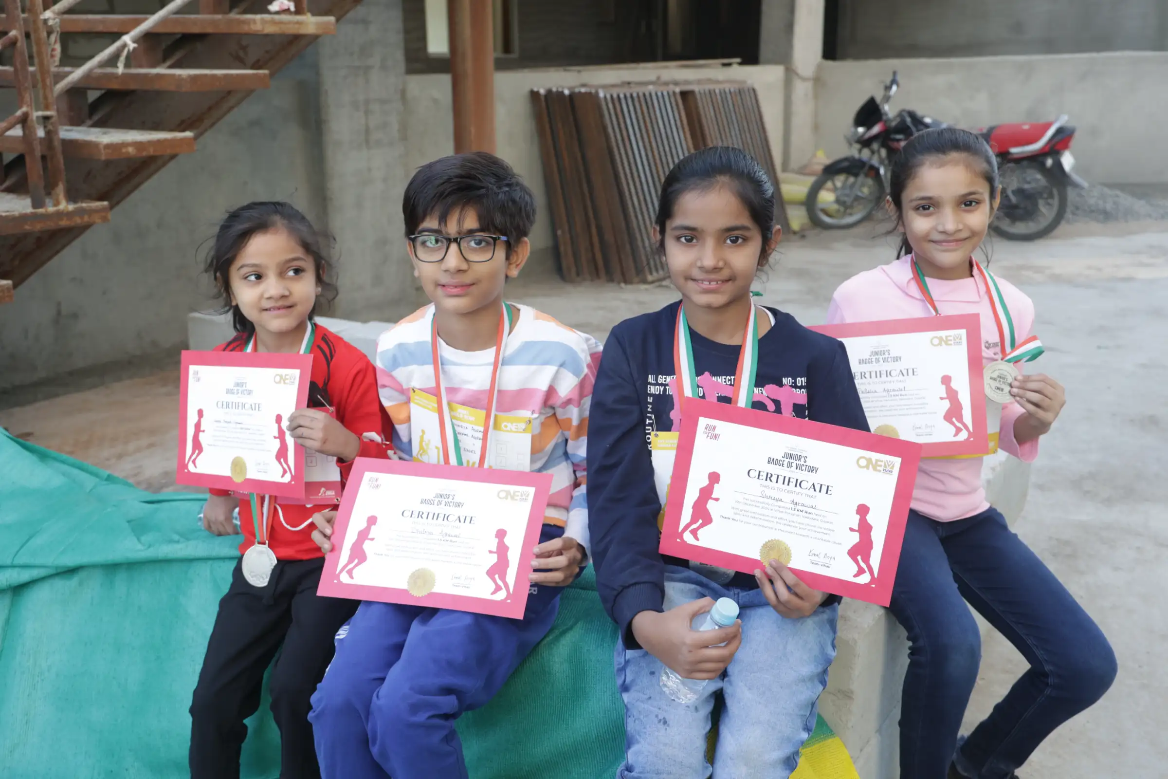 Junior Badge of Victory Run for Fun Event 2024 — photo 29