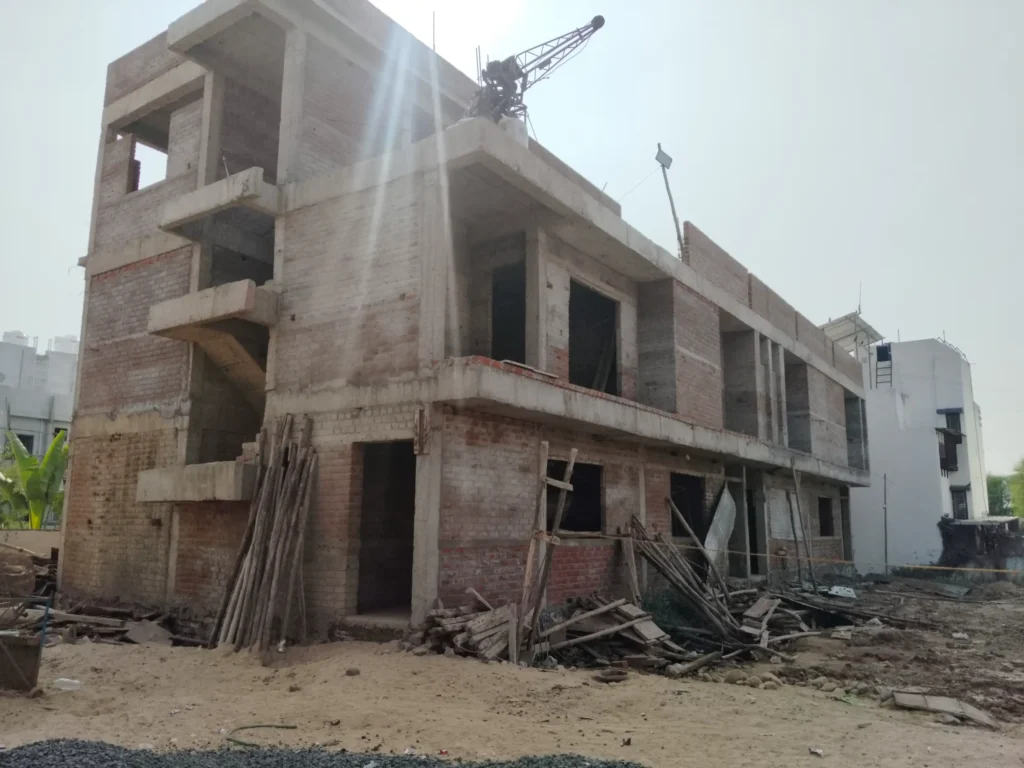 Ongoing 3 BHK Duplex Project in Vadodara